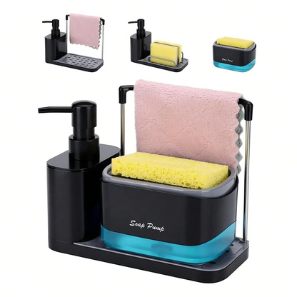 5-in-1 Hand and Dish Soap Dispenser Set