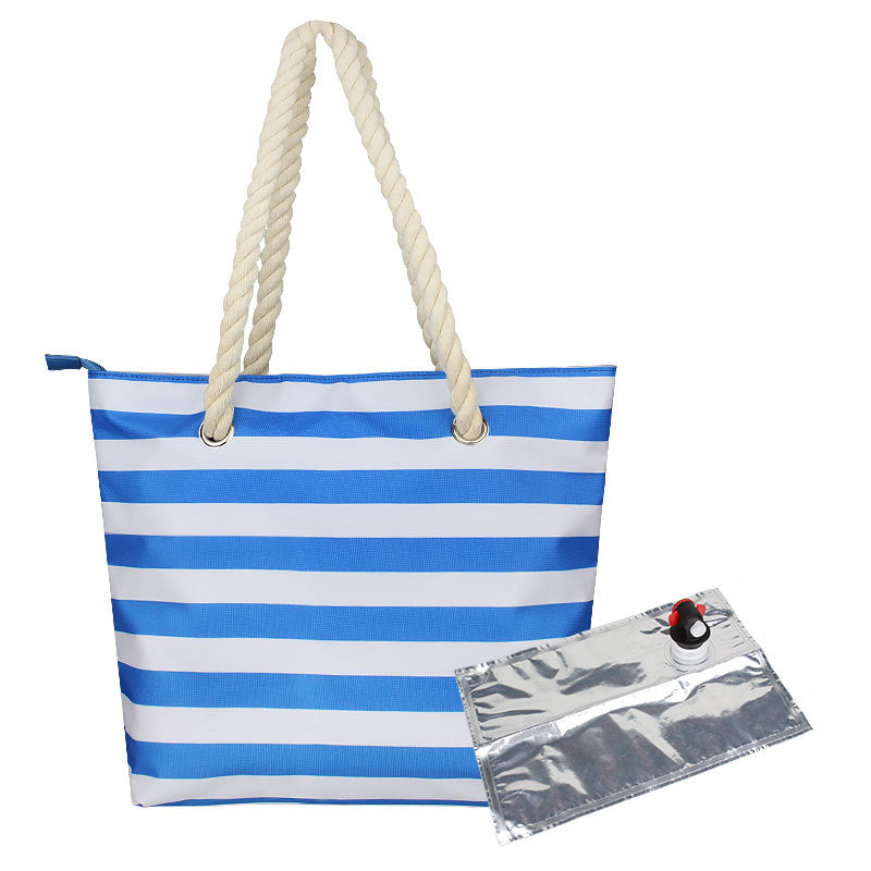 Insulated Tote Bag with Drink Dispenser